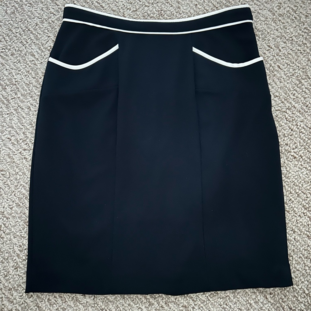 Navy Banana Republic skirt